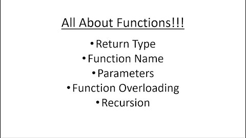 04 - Learn C++ - All About Functions - Part 1