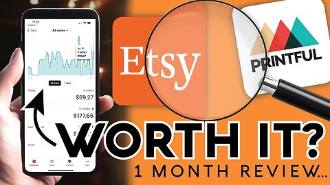 My ETSY Shop 1 Month Update: Sales, Revenue and Profit - Print On Demand With Printful Shop Review