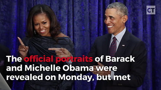 Obamas Unveil Portraits So Bad Audience Can't Believe It