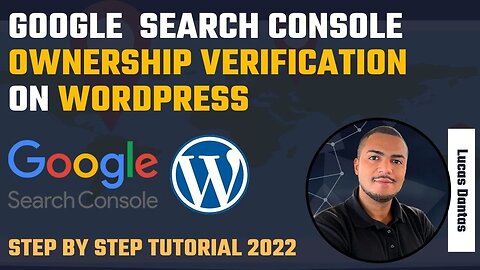 GOOGLE SEARCH CONSOLE VERIFICATION IN 2 MINUTES - WORDPRESS