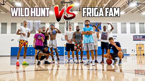 Playing ONE Of THE BEST StreetBall TEAMS OUT... (Friga Fam vs Wild Hunt)