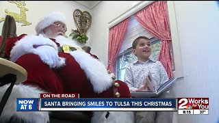 Santa brings smiles to Tulsa this Christmas