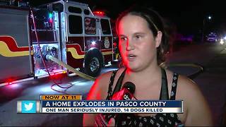 Home explosion in Pasco County