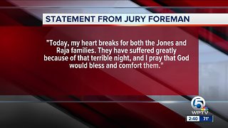 Nouman Raja jury foreman issues statement