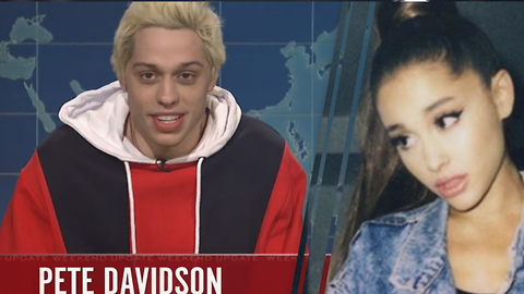 Pete Davidson Admits On SNL That He's Trying To Trap Ariana Grande With Pregnancy