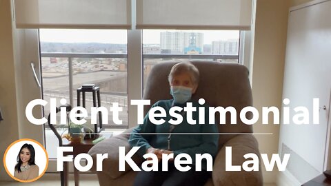 Client Testimonial for Karen Law. Top Ten Toronto real estate teams with the best client reviews