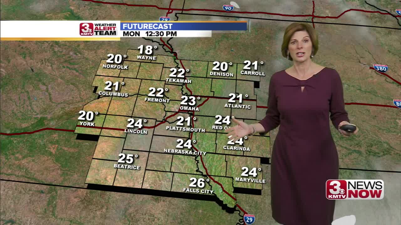 Jennifer's Monday Forecast