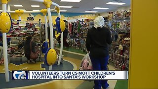 C.S. Mott Children's Hospital opens holiday store for parents and patients to holiday shop