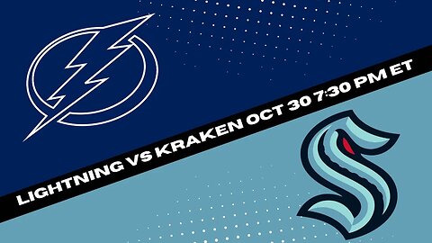 Lightning vs Kraken Prediction, Pick and Odds | NHL Hockey Pick for 10/30