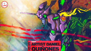 #shorts Drawing Evangelion Unit-01 VOL.1. Without lifting my hand.