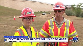 Full news conference: CDOT provides update on US 36 damage