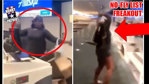 WOMAN ON NO-FLY LIST GOES CRAZY IN ORLANDO AIRPORT !