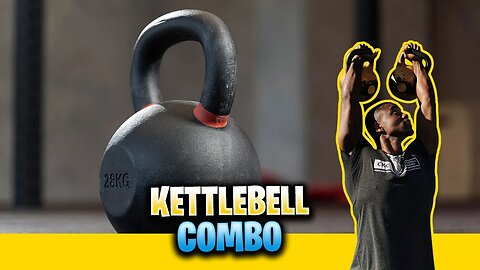 Double Kettlebell Clean Lunge and Press