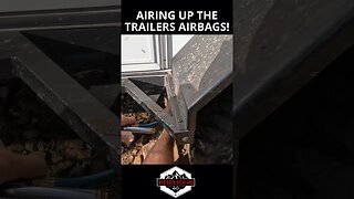 Hiker Trailer Extreme Off Road. Airbag suspension. Airing up the Airbag.