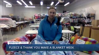 Fleece & Thank You Make a Blanket Week