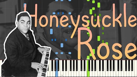 Thomas "Fats" Waller - Honeysuckle Rose 1934 (Harlem Stride Piano Synthesia)