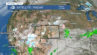 First Alert Radars: Mix of rain and snow in Denver Thursday ahead of big storm