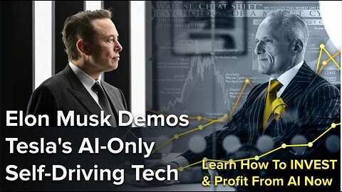 Elon Musk Demos Tesla's AI-Only Self-Driving Tech