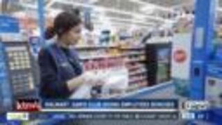 Walmart, Sam's Club giving employees bonuses