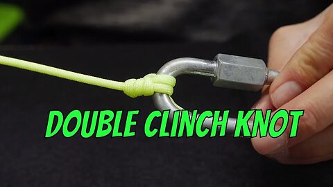 The Most VERSATILE Fishing Knot You Can Tie! (Double Clinch Knot)