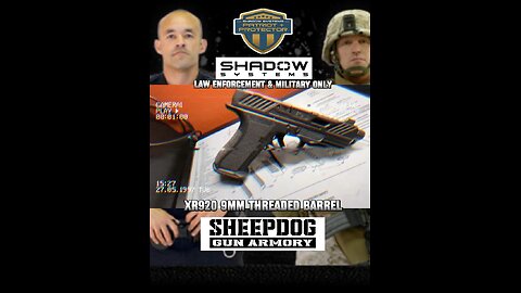 Shadow System Patriot Protection Program (XR920 9mm fluted Threaded Barrel 17rd capacity)