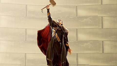 Loki wields Thor's hammer Deleted Scene Thor 2 | Mjolnir | Tom hiddleston