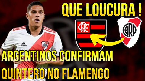 QUE LOUCURA! QUINTERO NO FLAMENGO! ARGENTINOS CONFIRMAM SONDAGEM! MERCADO DA BOLA 2023! É TRETA!!!