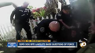 San Diego Police Department dog bite lawsuits raise questions of force