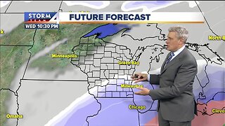Windy day Tuesday with snow on the way for Wednesday