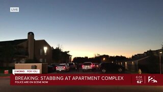 Stabbing at apartment complex in Tulsa