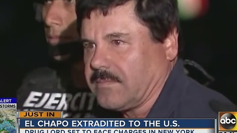 Drug lord El Chapo extradited to the U.S.