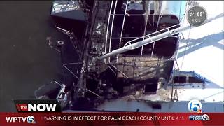 Vero Beach boat fire causes temporary power outage