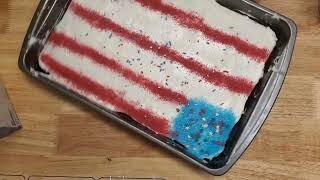 Flag cake