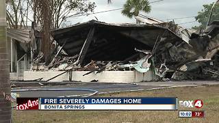 Fire Severely Damages Home