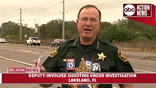 Sheriff Judd News Conference: Polk County Sheriff's Office investigating deputy-involved shooting in Lakeland