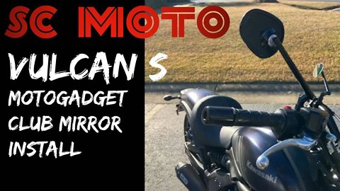 Kawasaki Vulcan MotoGadget Club Mirror Install and Review