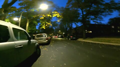 MEEPO Shuffle S V4 ER : Quick Practice & Rollerblading at night : Chicago Adventures in 4K