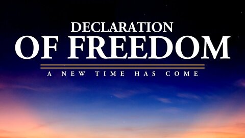 We Are Taking Back Our Power - DECLARATION OF FREEDOM