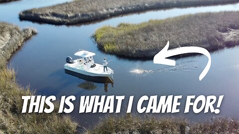 I Took My 22ft Bay Boat In This Tiny Saltwater Creek For NONSTOP ACTION