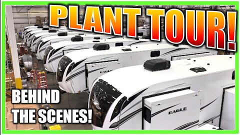 (Part 2 of 4) Jayco Factory Plant Tour for Eagle Travel Trailers and Fifth Wheels