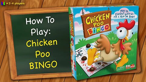 How to play Chicken Poo Bingo