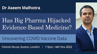 Dr. Aseem Malhotra: Has Big Pharma Hijacked Evidence-Based Medicine? 💊👨‍⚕️⛓️👩‍⚕️💉