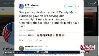 One year later the community remembers Deputy Mark Burbridge