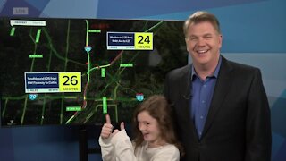 2 Thumbs Up: Traffic anchor Jayson Luber's daughter rates the traffic