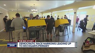 Democratic race narrow leading up to Michigan's primary