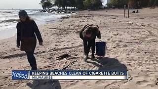 'Hold on to Your Butt' encourages smokers to not toss their cigarettes on the beach