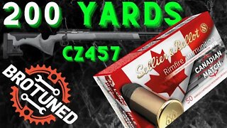 CZ 457 LRP - Sellier & Bellot Canadian Match - 200 Yards