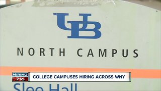 College campuses now hiring