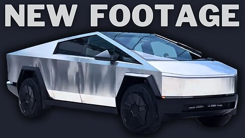 NEW DETAILED FOOTAGE | Tesla Cybertruck Bed, Tailgate, Interior, Exterior Detail and More