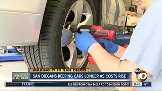 San Diegans keeping cars longer as costs rise